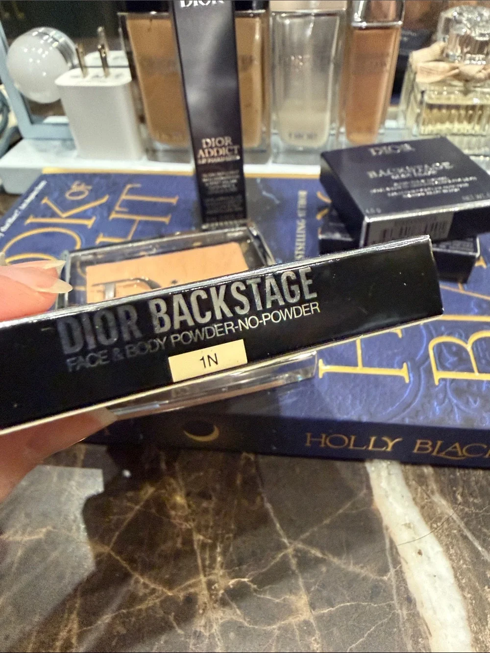 Dior Neutral Face & Glow Makeup Set — Beige and Gold Accents